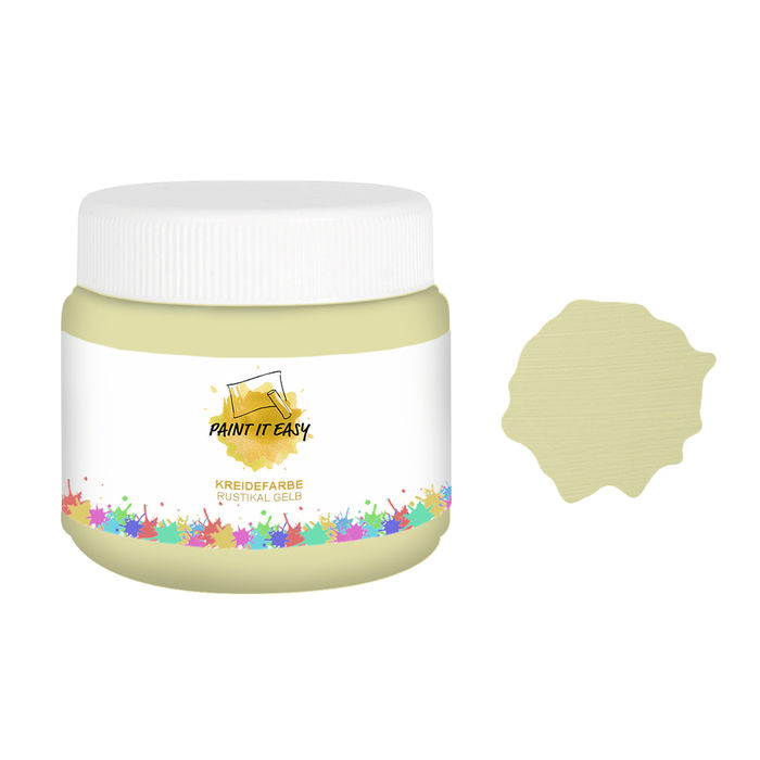 SALE Paint It Easy Kreidefarbe 250ml, Rustikal-Gelb