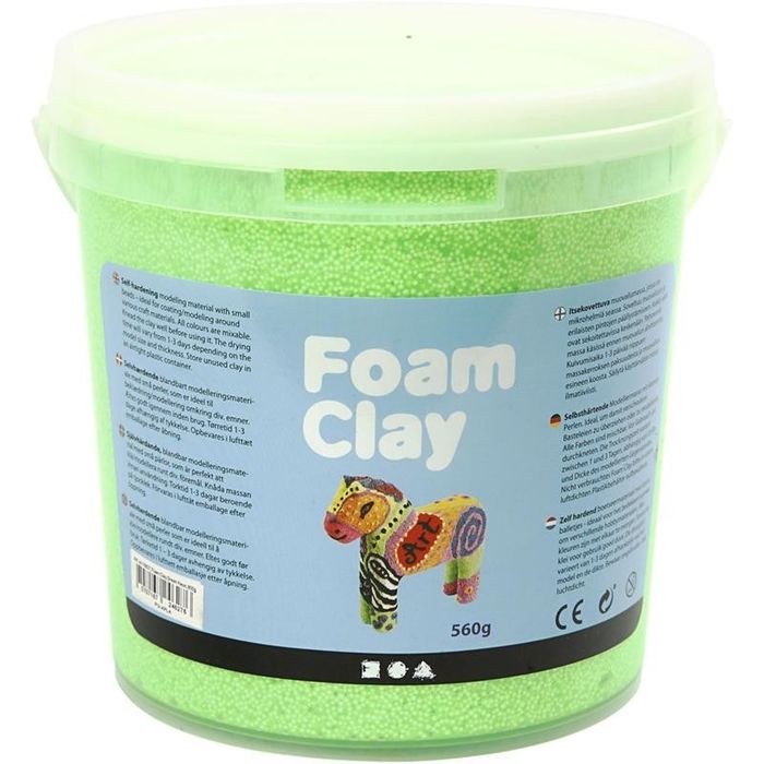 TOP-SELLER ! Foam Clay, 560 g, neongrn