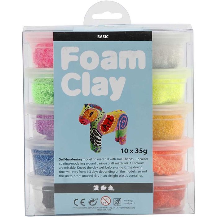 TOP-SELLER ! Foam Clay®, 10x35 g, sortierte Farben Bild 3