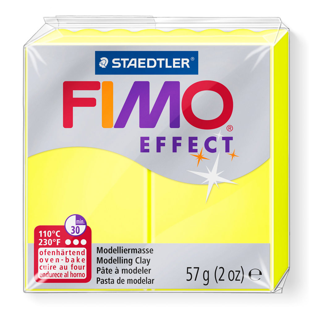 Staedtler Fimo Effect 57g, Neon Gelb
