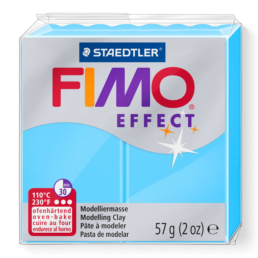 Staedtler Fimo Effect 57g, Neon Blau