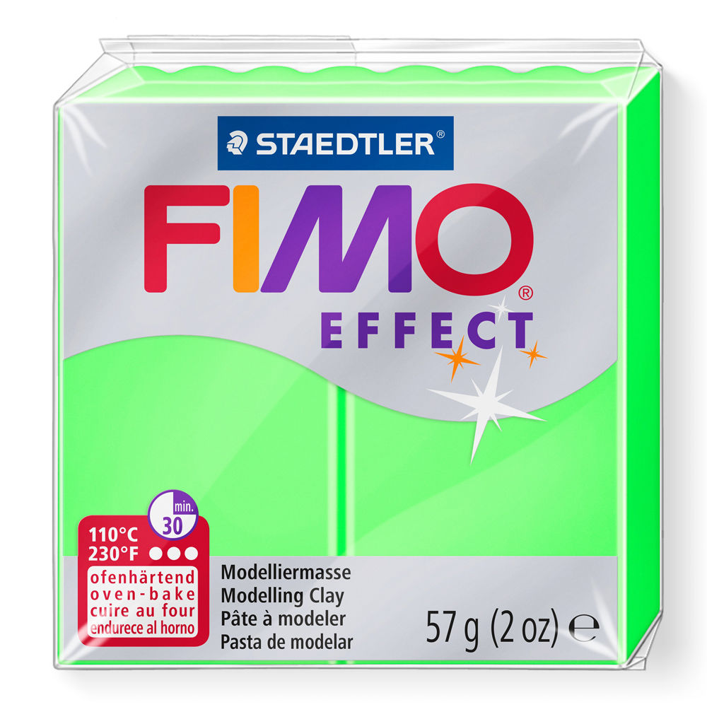 Staedtler Fimo Effect 57g, Neon Grn