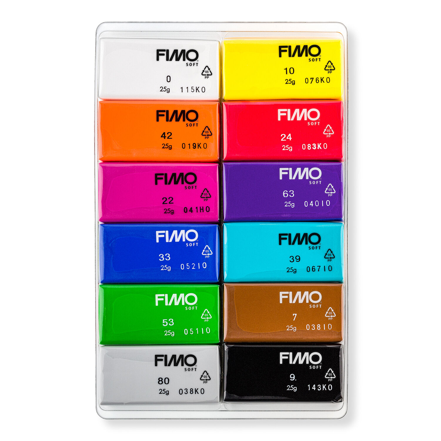 Staedtler Fimo Soft Set Basic, 12 Halbblcke Bild 2