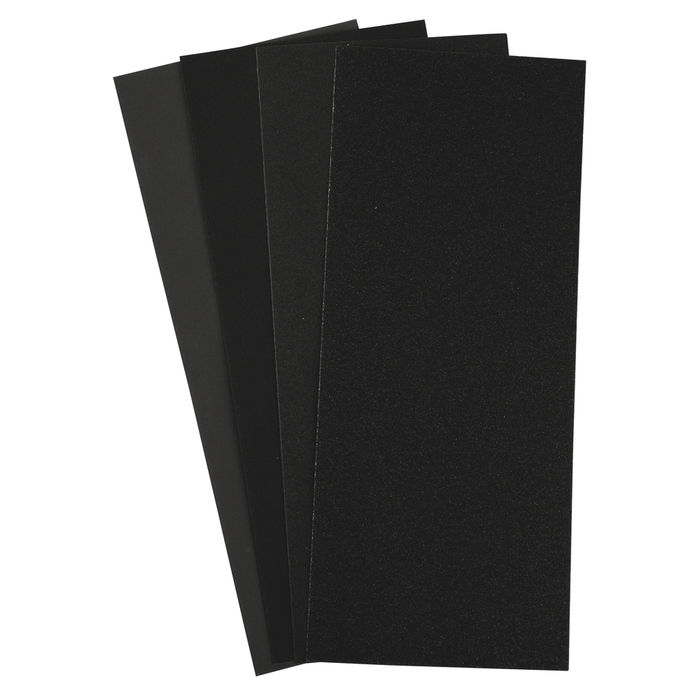 Schleifpapier-Set, sortiert, 115x280mm, 5 St.