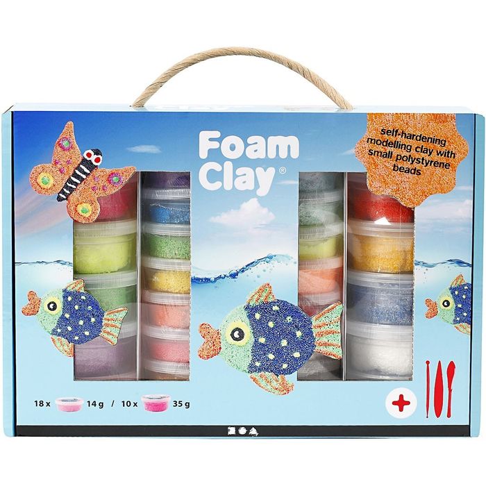 TOP-SELLER ! Foam Clay Set, 1 Set, sortierte Farben