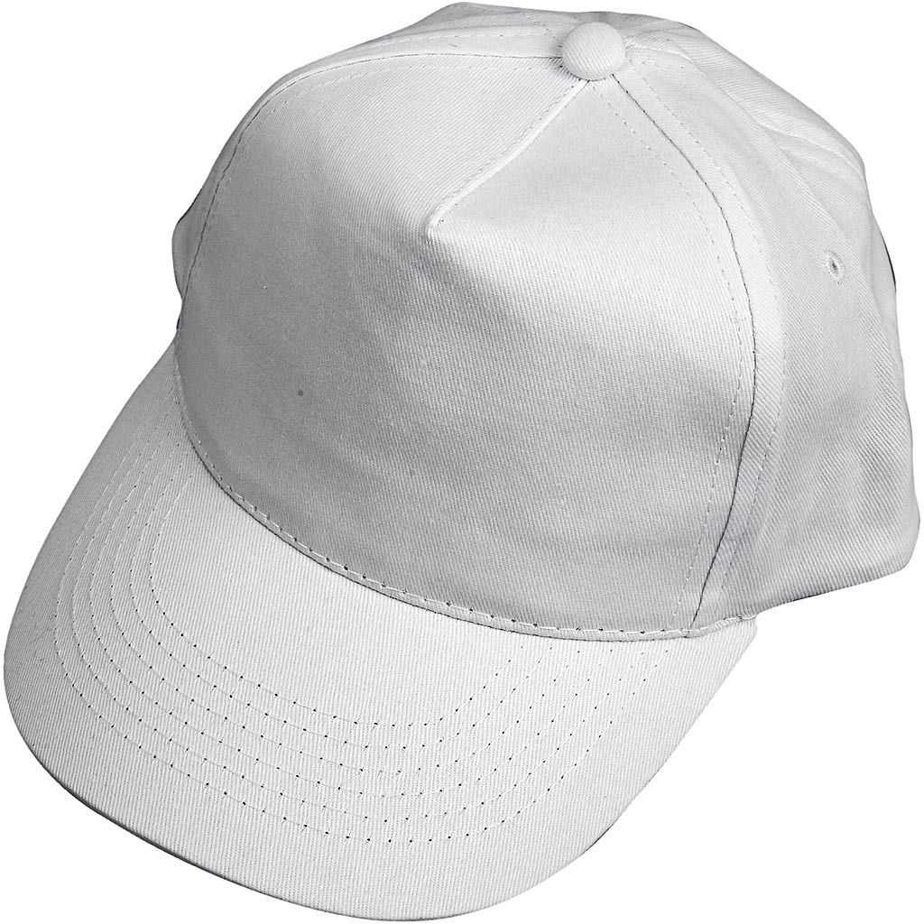 Kappe, Gr��e 49,5-56 cm, Wei�, 12 St�ck