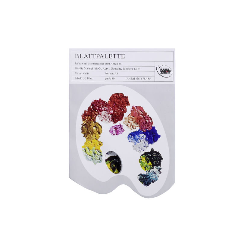 Blattpalette, 50 Blatt, 80 g/m