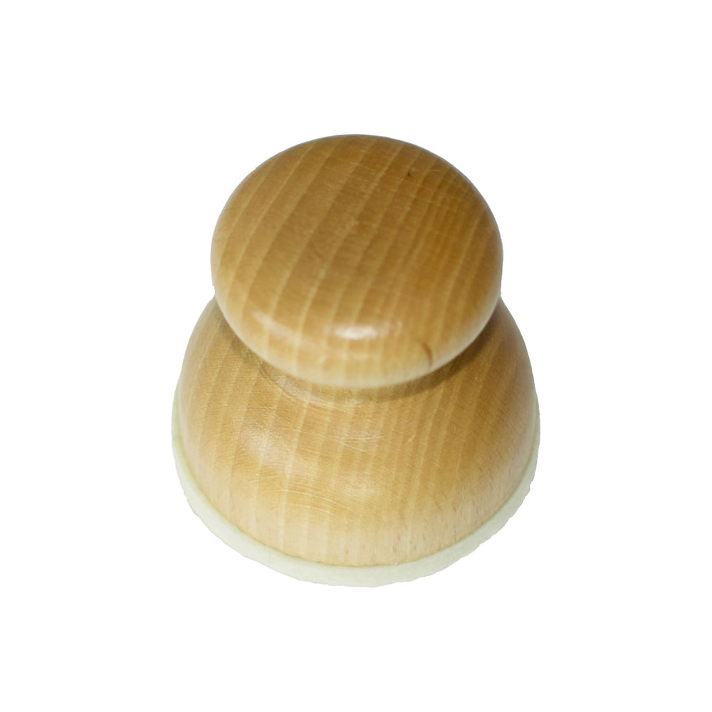 Handreiber, Holz mit Filzauflage