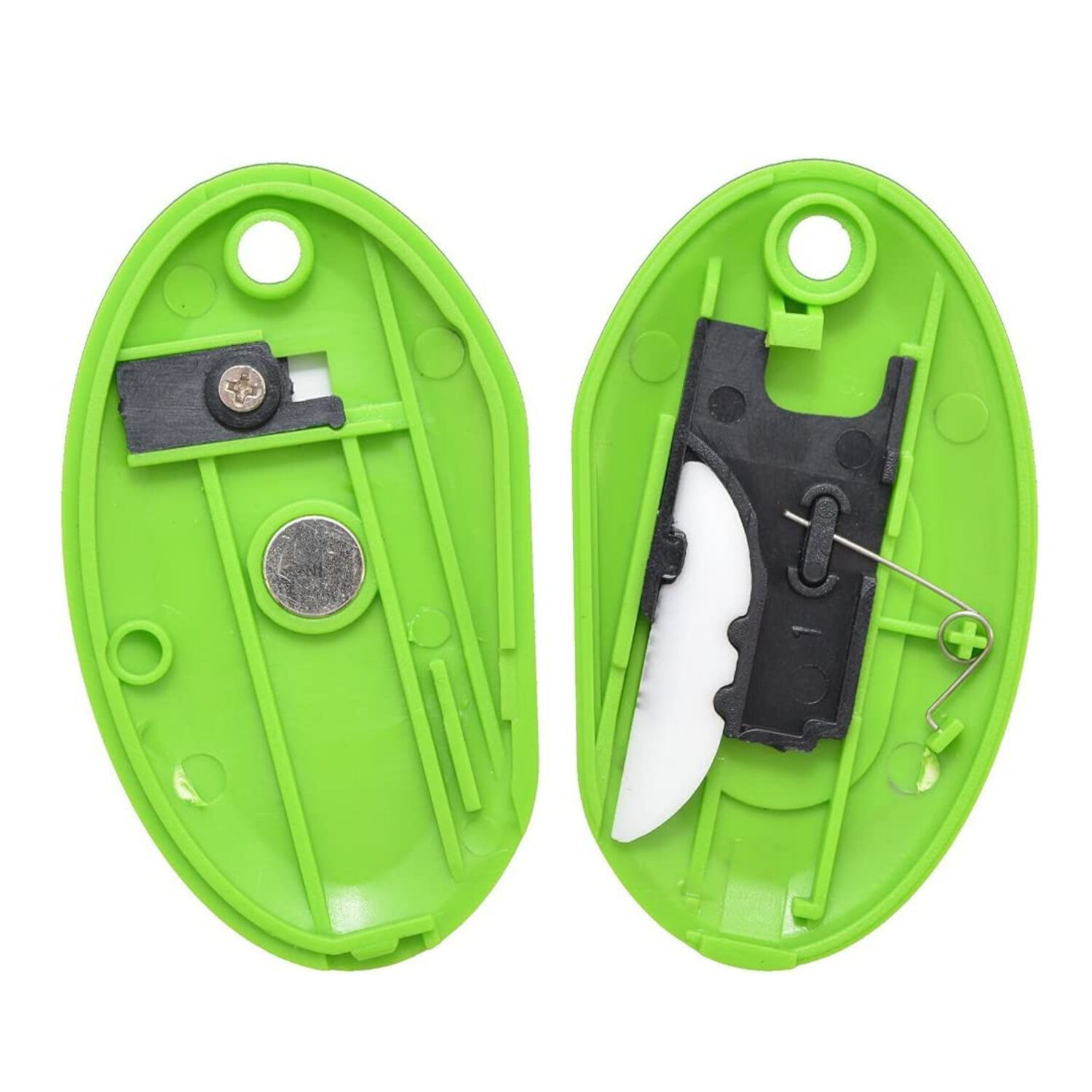 NEU Mini-Cutter mit Keramik-Sicherheitsklinge, automatisch einziehbare Klinge, mit Magnethalter Bild 4