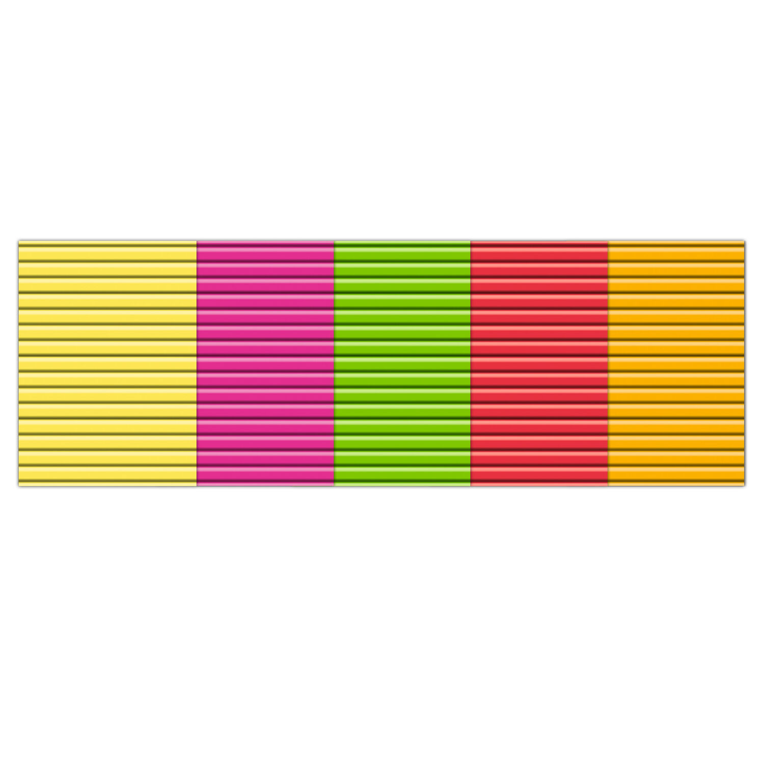 Bastel-Wellpappe Neon, 23 x 33 cm, 260g/qm, 10 Blatt, 5 sortierte Farben Bild 2