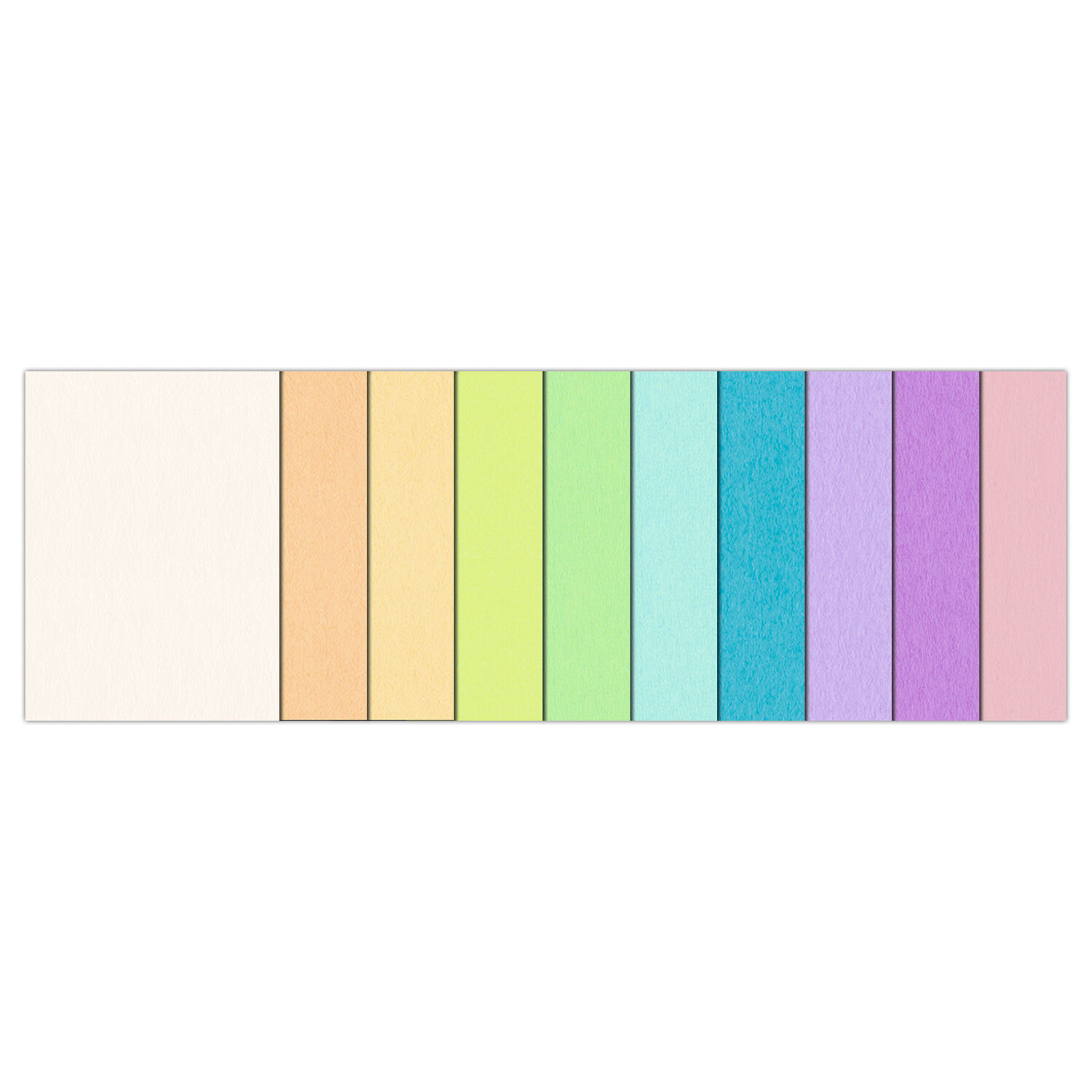 Fotokarton-Block Pastell, DIN A4, 300g/qm, 10 Blatt, 10 sortierte Farben