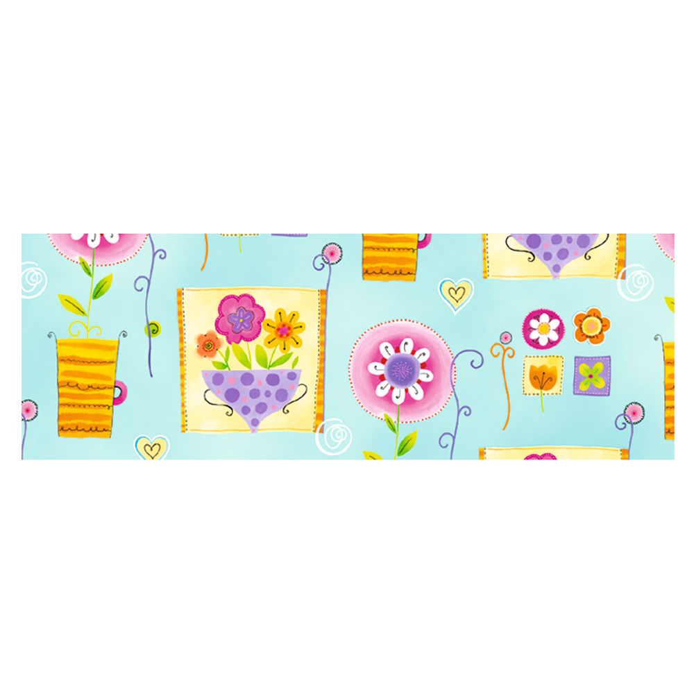 SALE Motiv-Transparentpapier50x61cm Happy Blooming