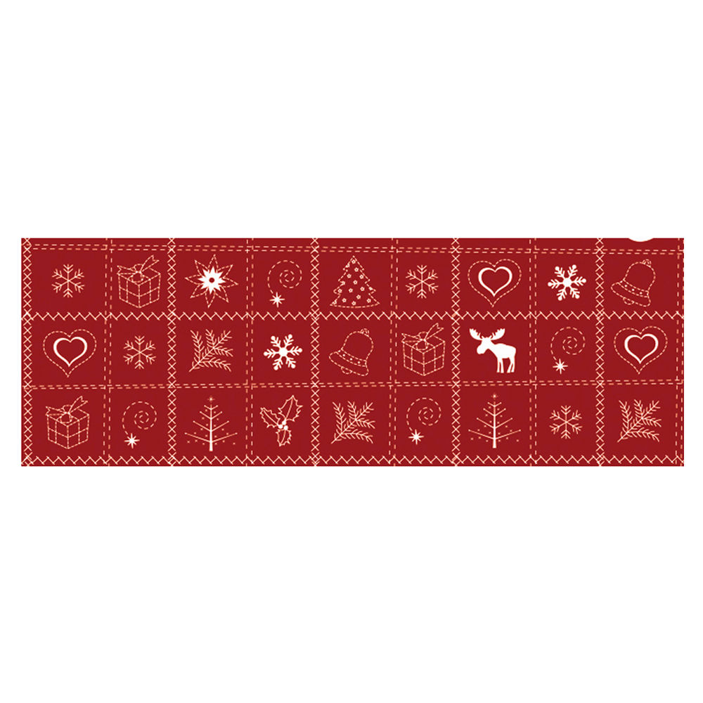 SALE Motiv-Transparentpapier Country Christmas, rot