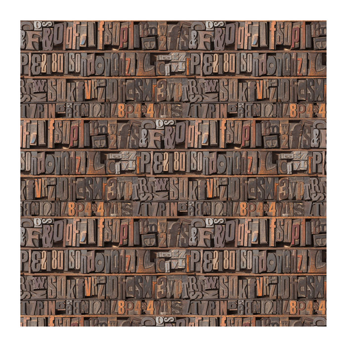 SALE Motiv-Fotokarton 49,5x68cm, Buchstaben