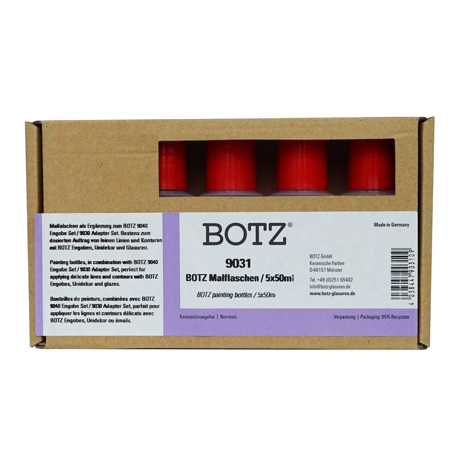 NEU Botz Malflaschen Set / 5 Leerflaschen fr 50 ml Bild 2