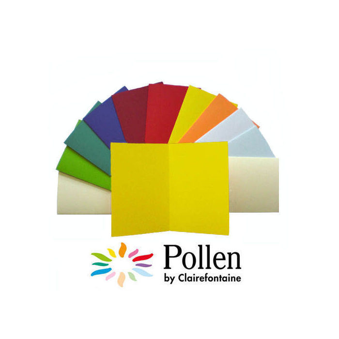 SALE Pollen Papeterie Klappkarte C6 25 Stk. Sonne