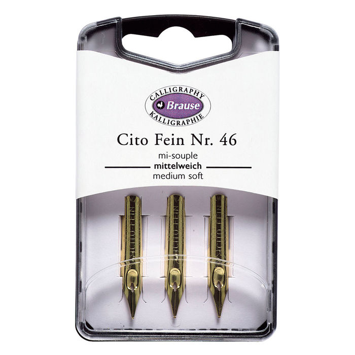 Brause Schreibfeder Cito Fein 0,3mm, 3er Set