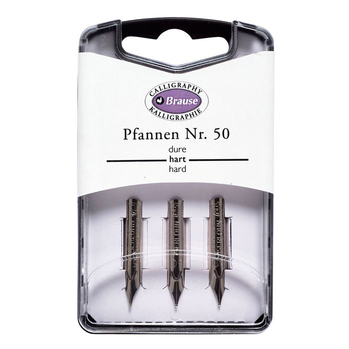 Brause Schreibfeder Pfannenfeder 0,45mm, 3er Set