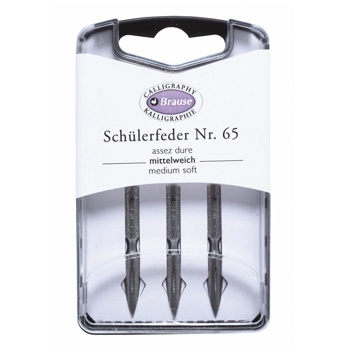 Brause Schreibfeder Schlerfeder 1,0mm, 3er Set