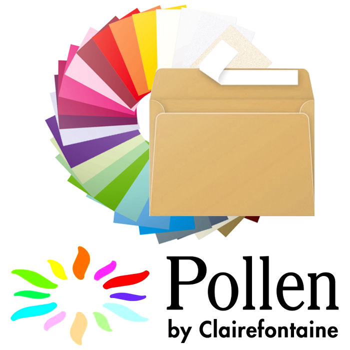 SALE Pollen Papeterie Kuvert C6 20 Stk. Karamel