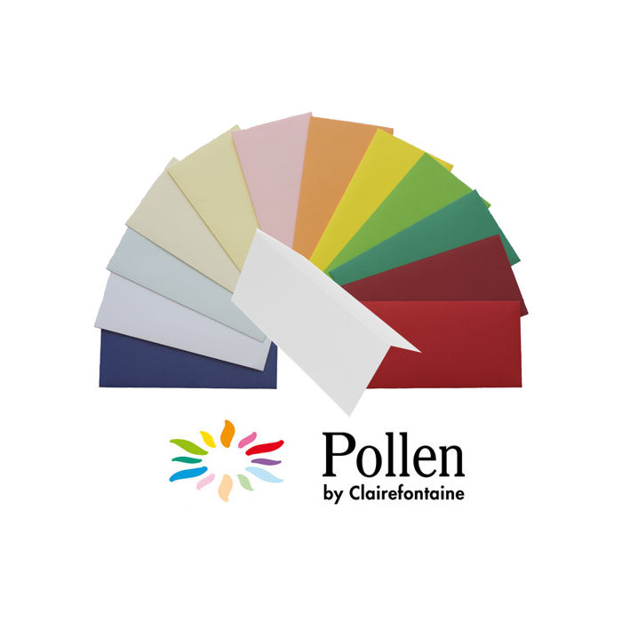 SALE Pollen Papeterie Tischkarten, 25 Stk. Wei