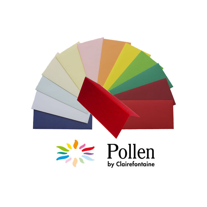 SALE Pollen Papeterie Tischkarten, 25 Stk. Kirschrot