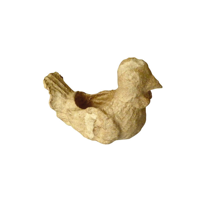 SALE Pappmach-Figur, Huhn, ca. 12x6x8cm