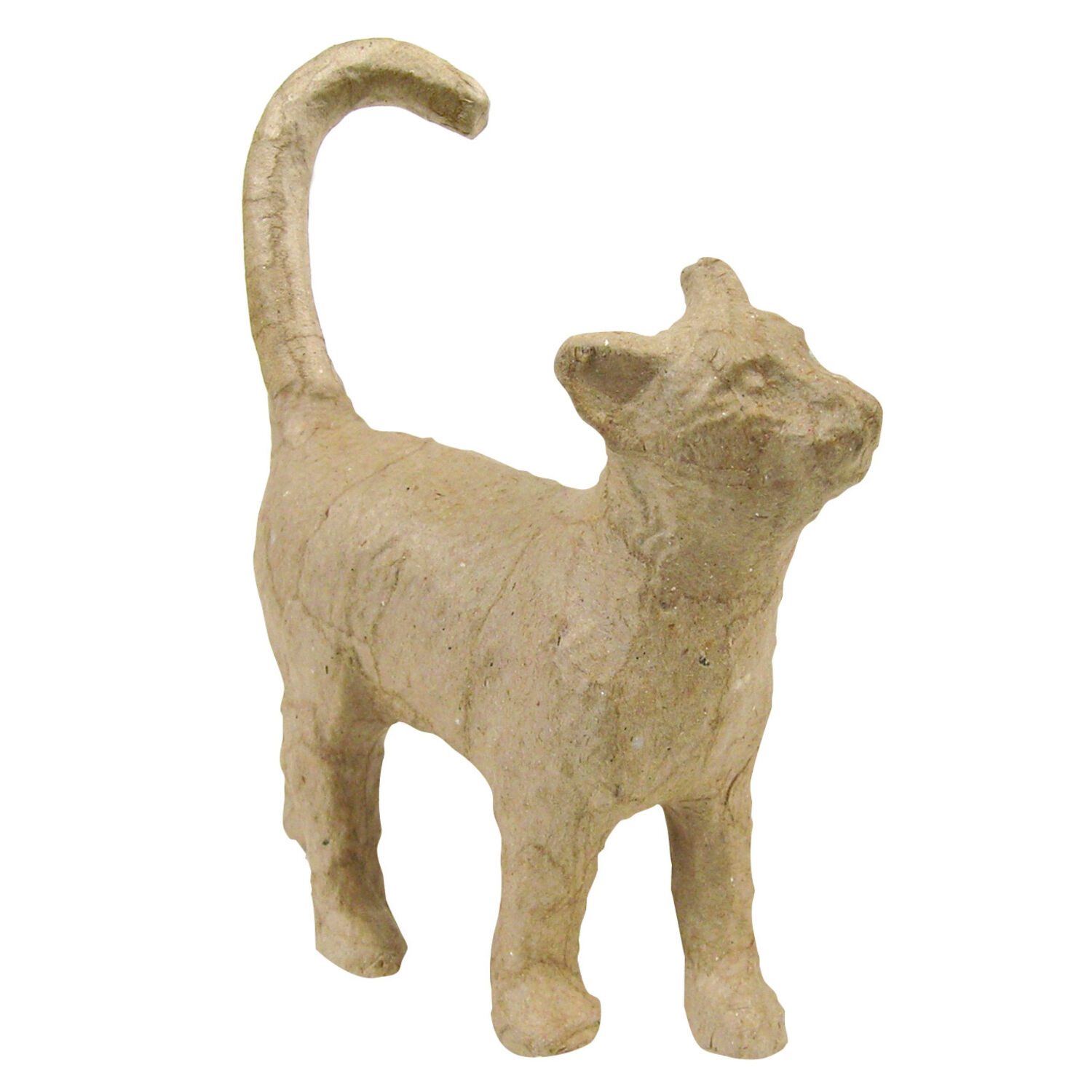 NEU Pappmaché-Figur, Katze, 11 x 3,5 x 12 cm