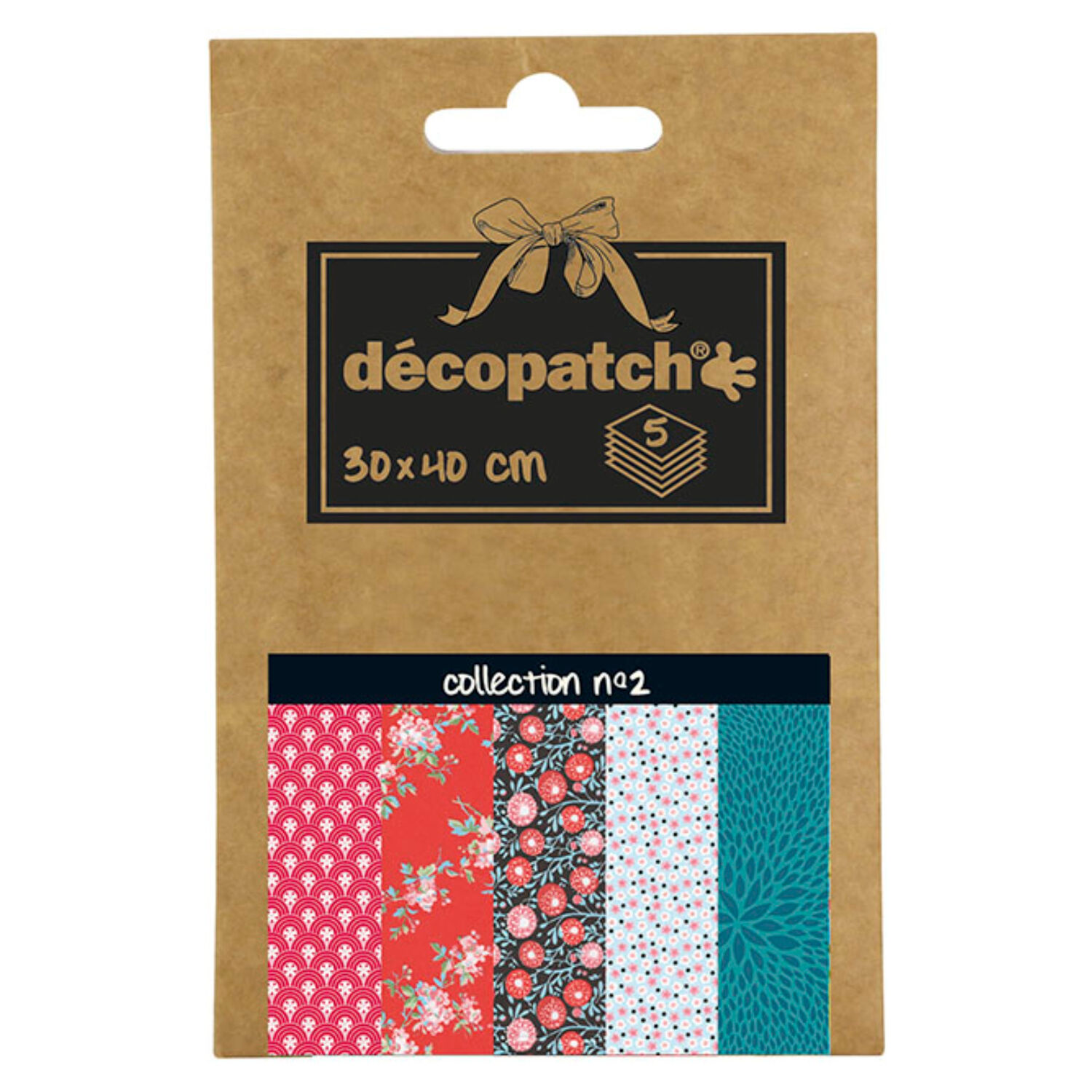 NEU Decoupage- / Decopatch-Papier Pocket-Sortierung, 5 Bogen 30 x 40 cm, Motive: 660, 658, 743, 661, 651