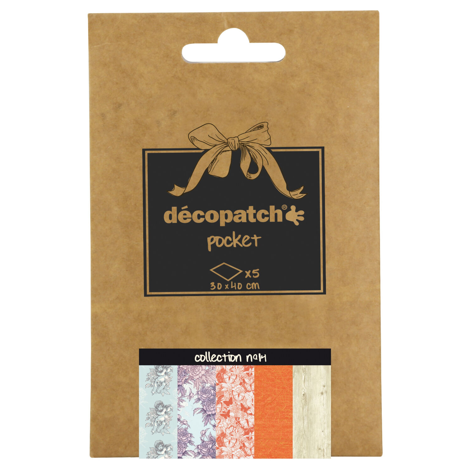 NEU Decoupage- / Decopatch-Papier Pocket-Sortierung, 5 Bogen 30 x 40 cm, Motive: 761, 760, 762, 466, 673