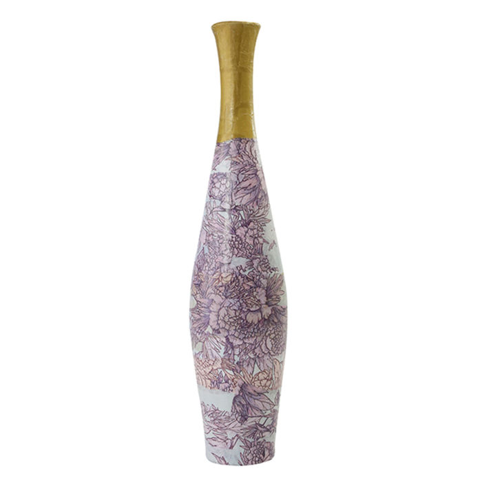 Pappmaché-Vase, 6 cm x 6 cm x 29,5 cm Bild 2