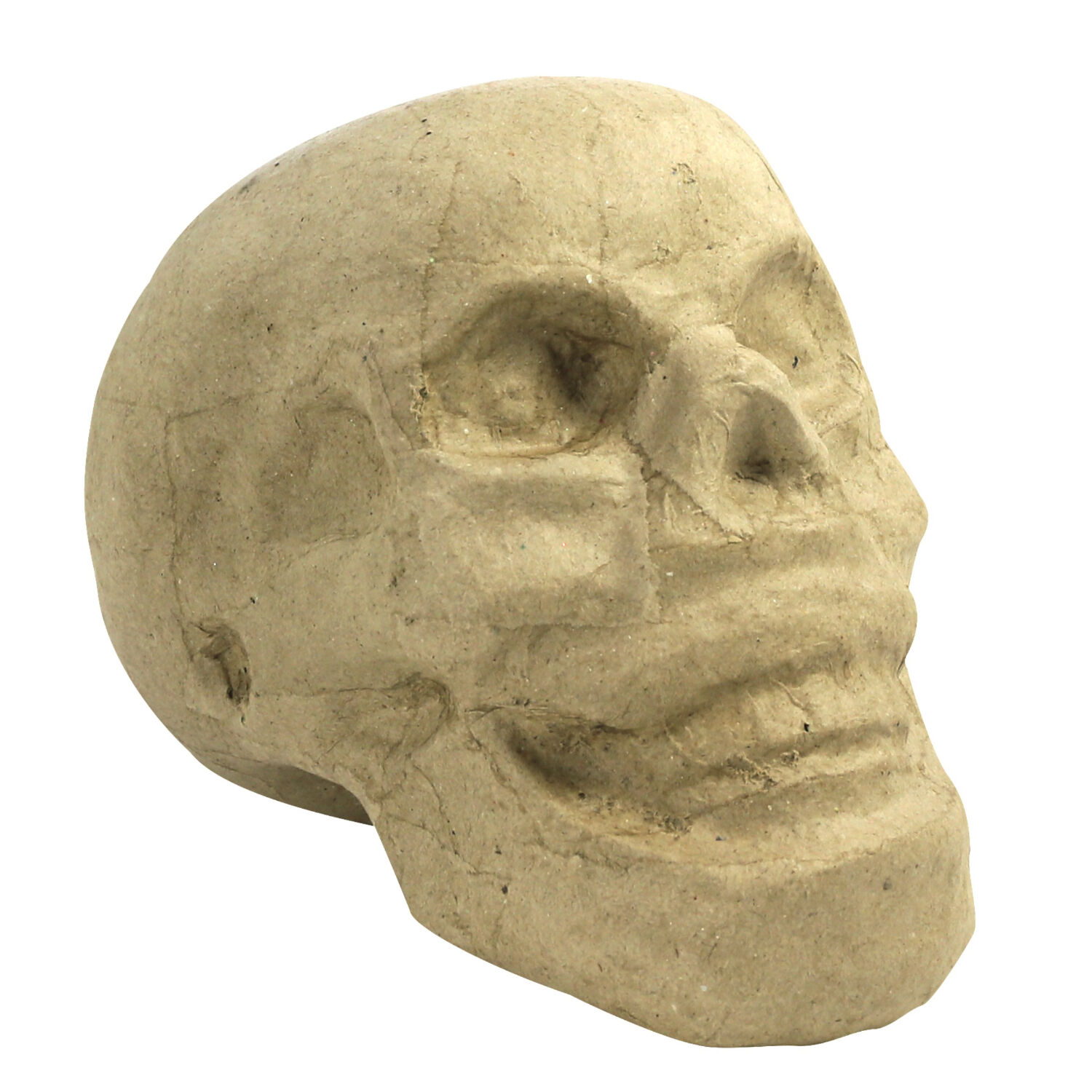 NEU Pappmaché-Figur, Totenkopf, 15,5 x 10,5 x 12 cm