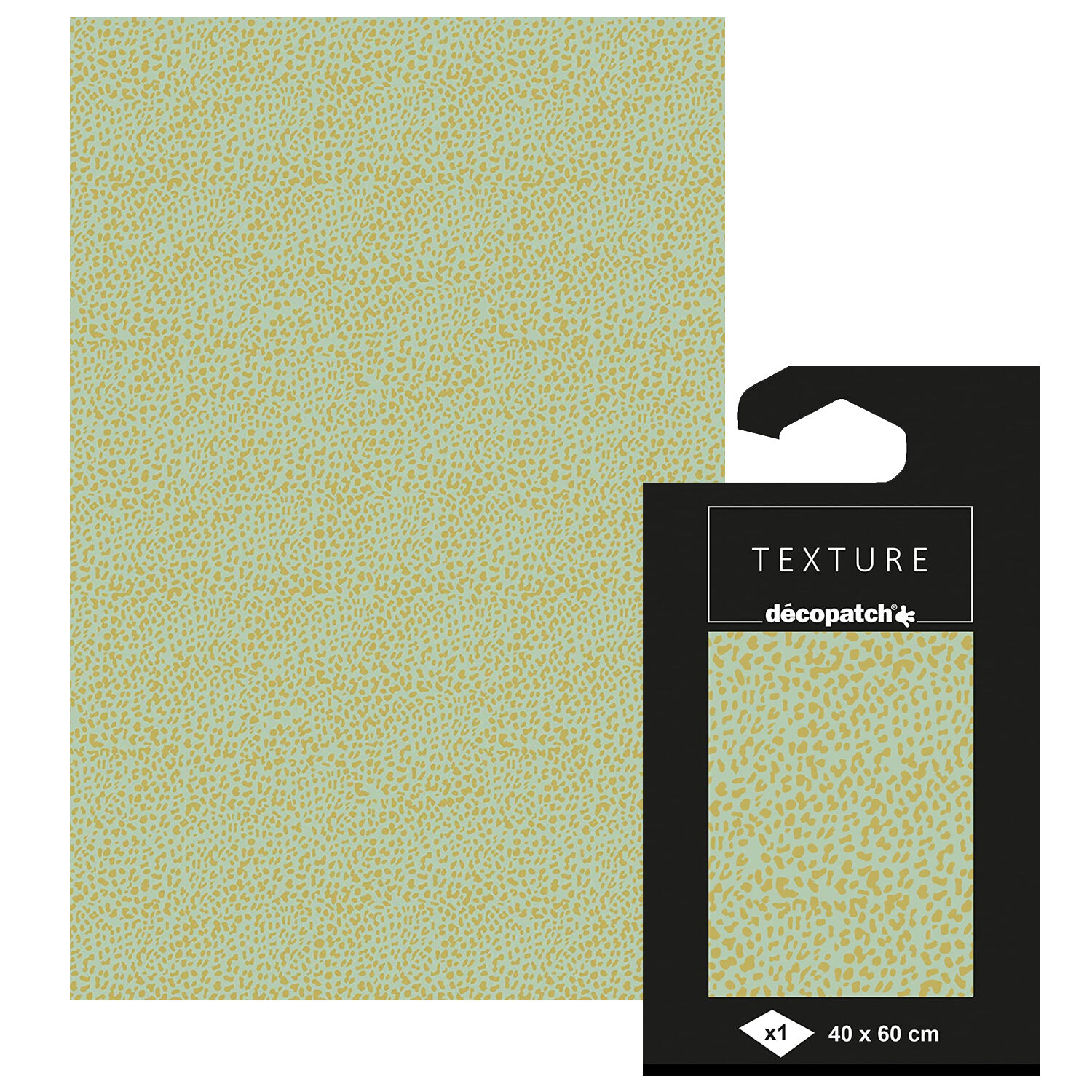 NEU Decoupage- / Decopatch-Papier mit Metallic-Effekt, 1 Bogen 60 x 40 cm, Motiv-Nr. 870