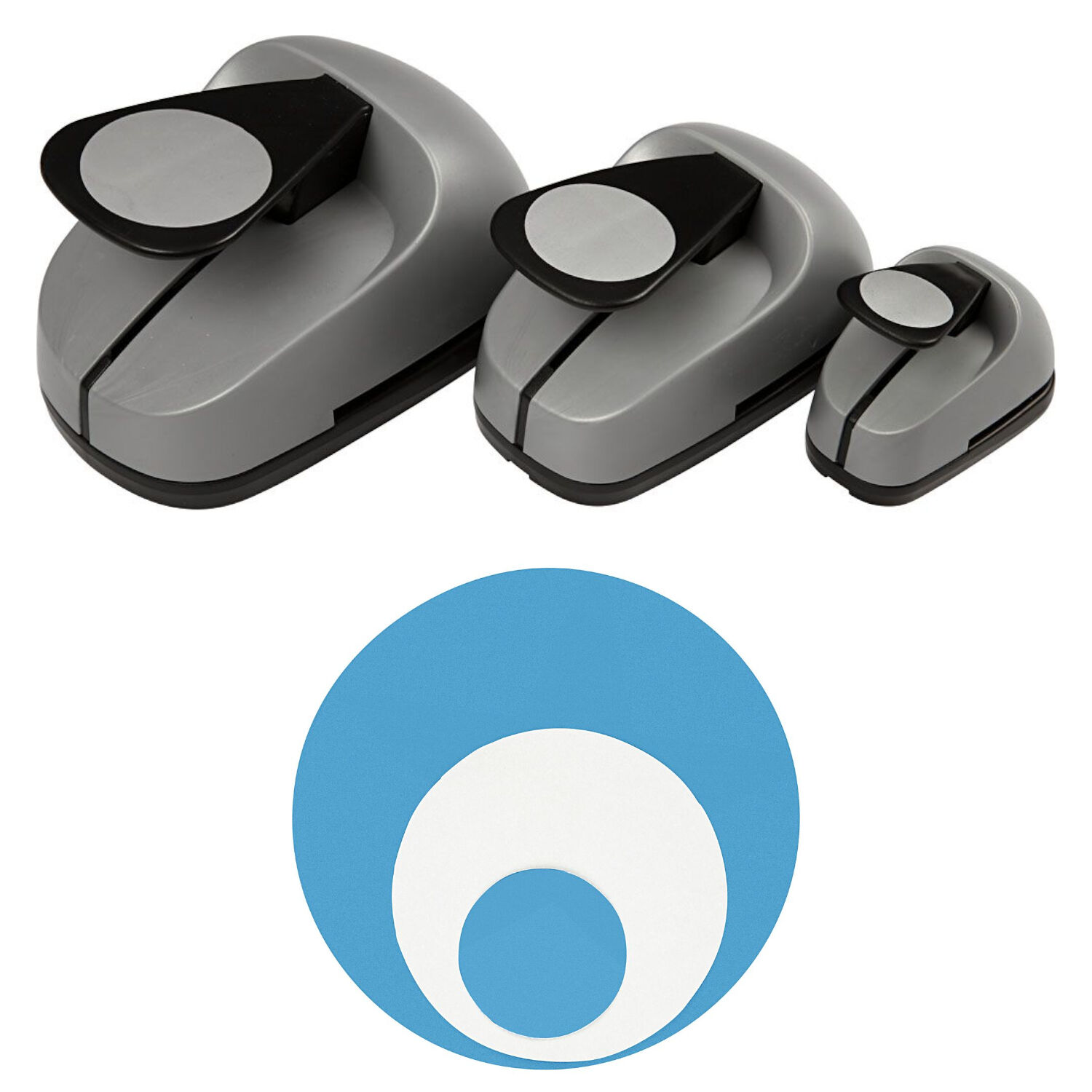 Stanzer-Set Kreis, Durchmesser: 25+49+75 mm