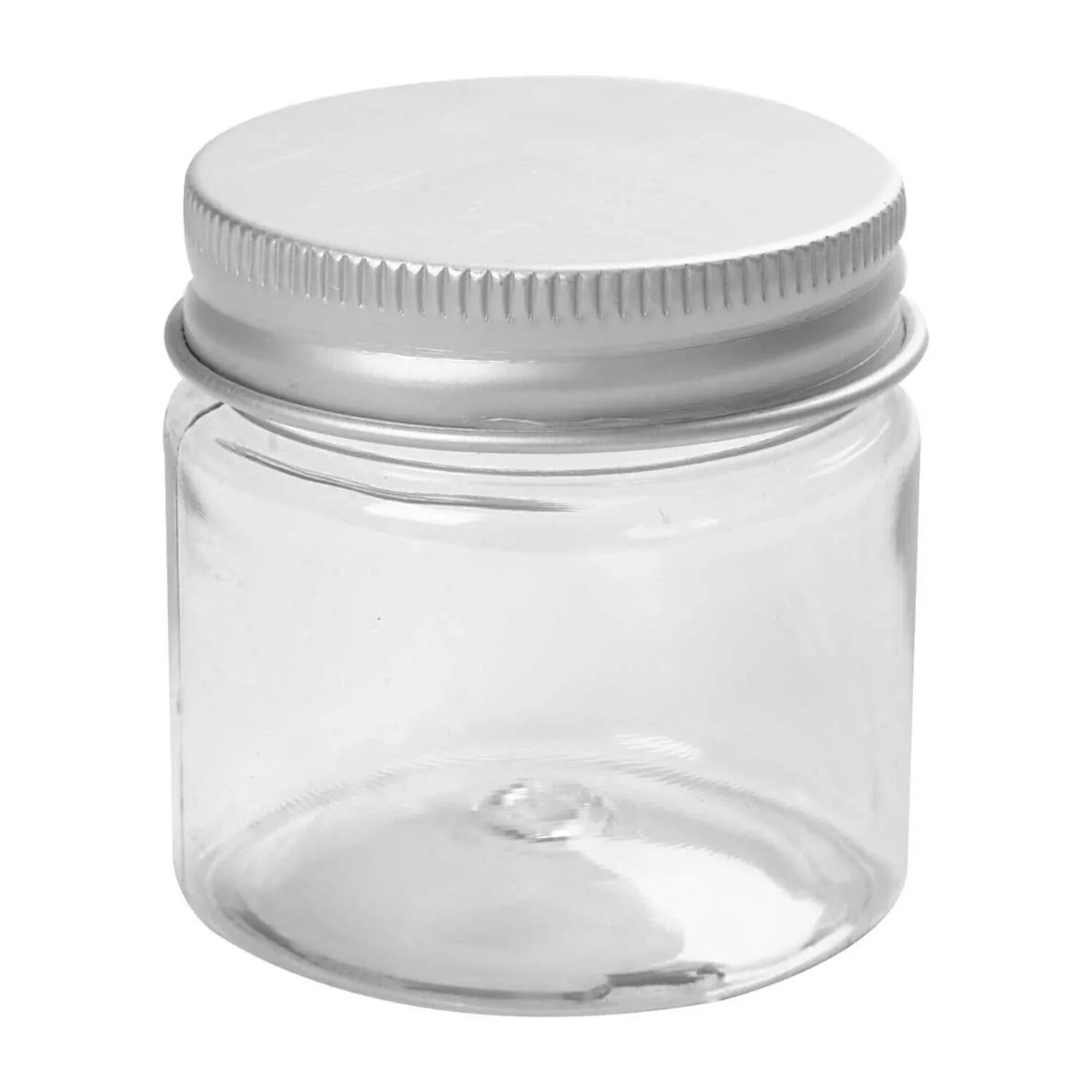 NEU Kunststoffglas mit Schraubverschluss, fr 50 ml Inhalt, Mae: 45 x 44 mm, 10 Stck