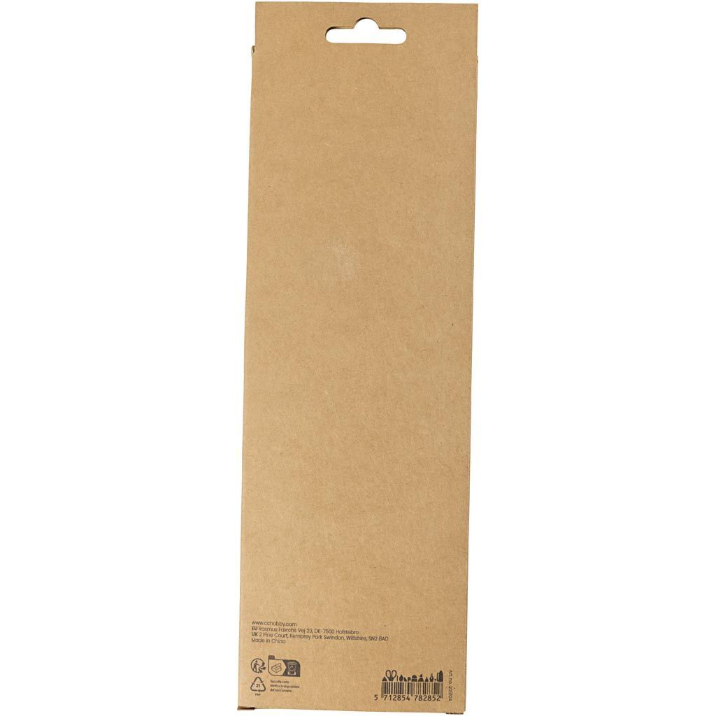 Floristen-Krepppapier, Blatt 25x60 cm, Extrastark, 105 g, Creme, 4 Rollen Bild 4