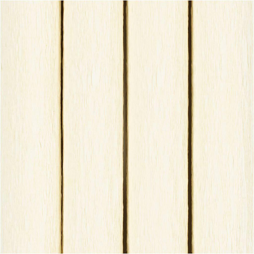 Floristen-Krepppapier, Blatt 25x60 cm, Extrastark, 105 g, Creme, 4 Rollen Bild 2