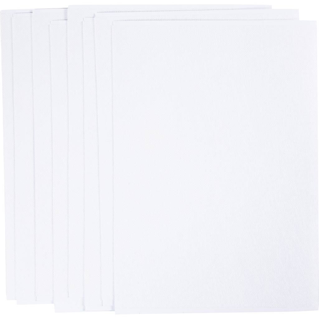 Wasserl�sliches Stickvlies, A5, Blattgr��e 148,5x210 mm, Wei�, 8 Blatt