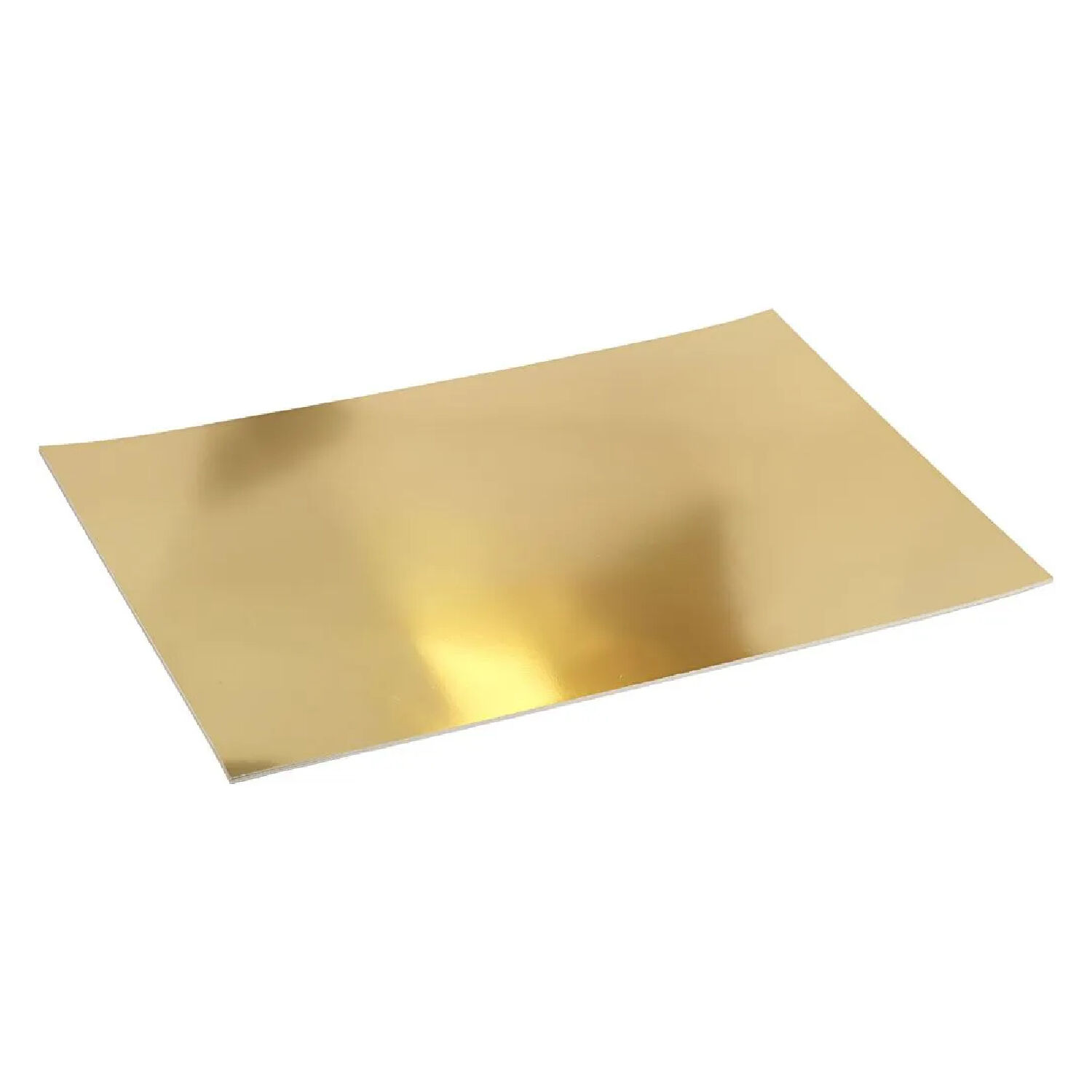 NEU Metallic-Folienkarton / Bastelkarton, DIN A2, 280 g/qm, 10 Blatt, Gold Bild 2