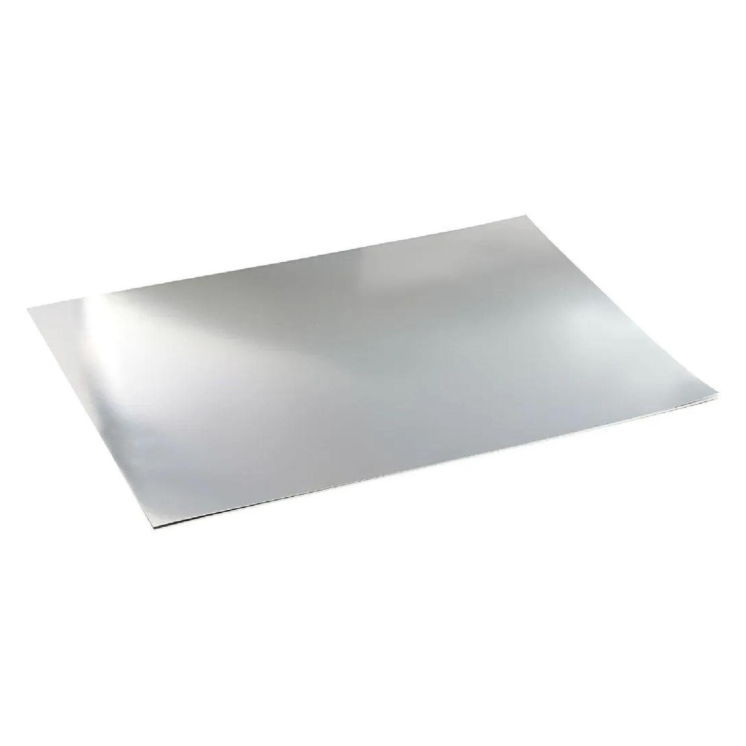 Metallic-Folienkarton / Bastelkarton, DIN A2, 280 g/qm, 10 Blatt, Silber Bild 2