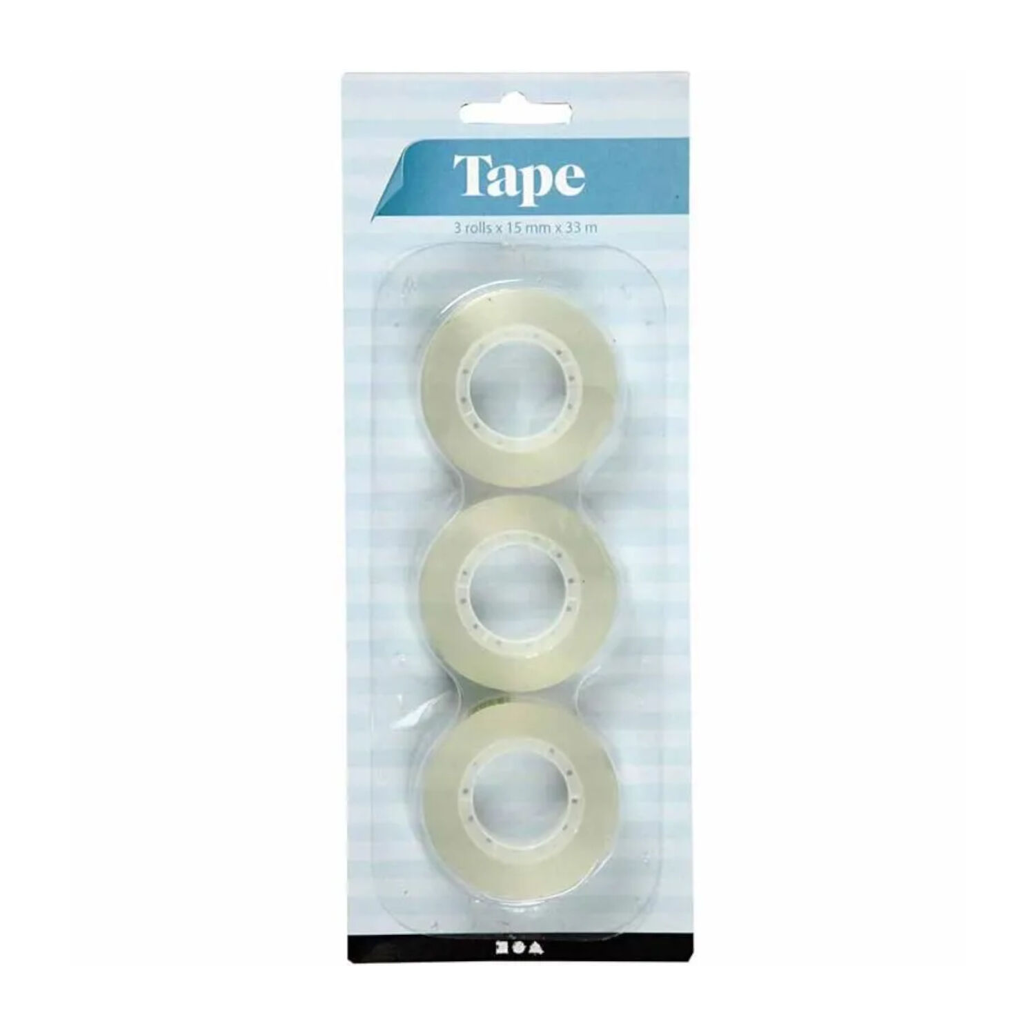 NEU 3er Pack Klebefilm / Transparentes Klebeband, 15 mm, 33 Meter Bild 2