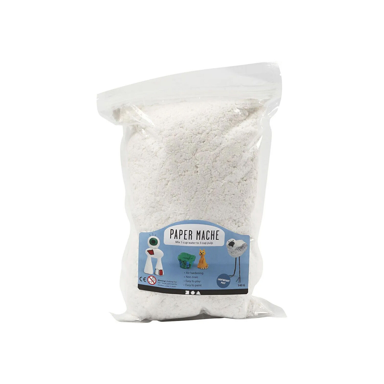 NEU Pappmach-Pulpe / Papiermach-Pulver, 140g