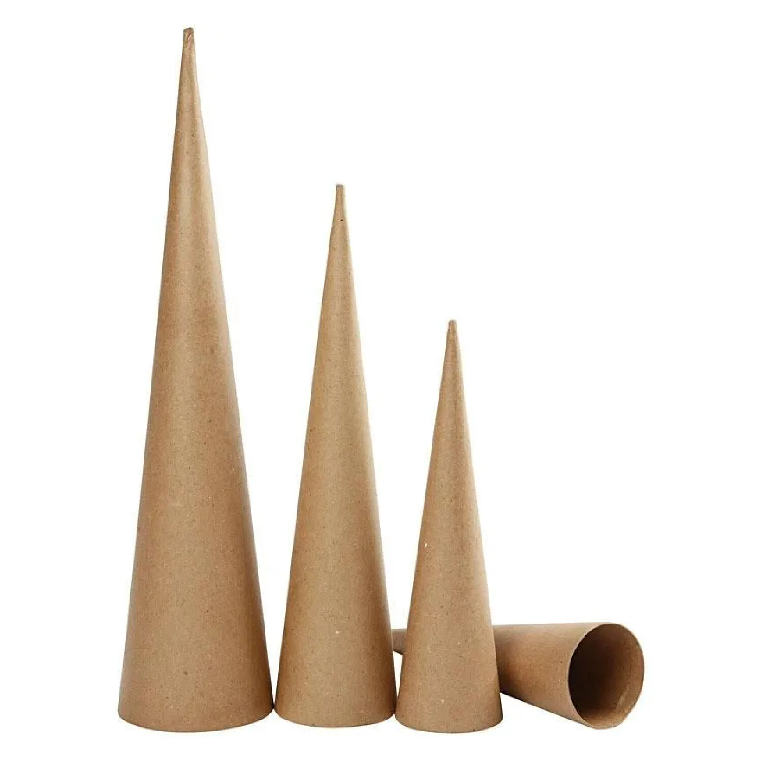 NEU Big Kegelset aus Pappe mit 3 Gren, H: 30-40-50 cm, D 8-9-11,5 cm