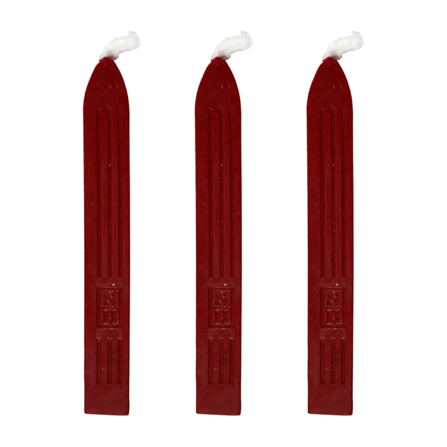 NEU Siegelwachs, Rot, Lnge: 10 cm, 3 Stangen