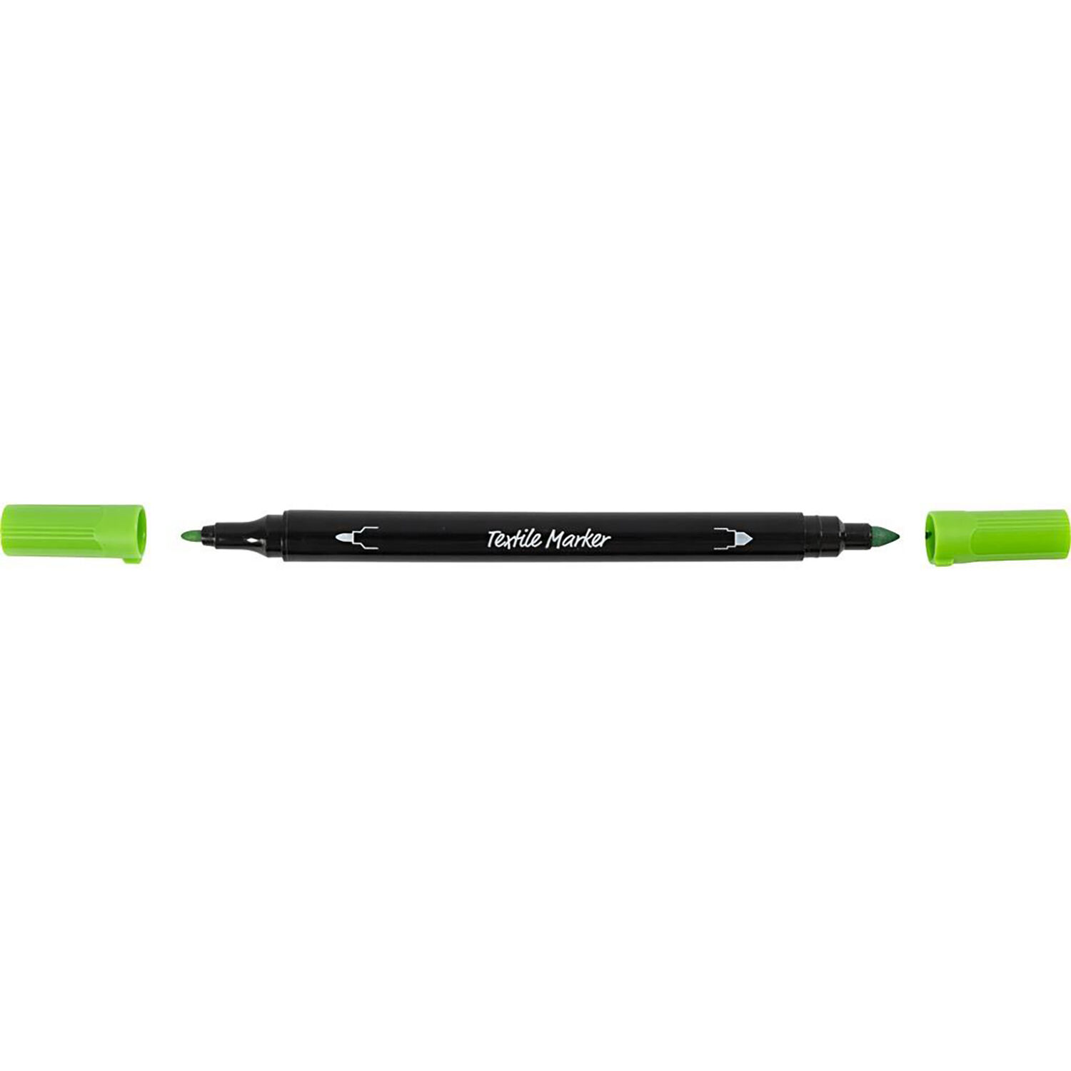 Textil-Marker / Stoffmalstifte, Doppelspitze, Standardfarben 20 Stifte Bild 3