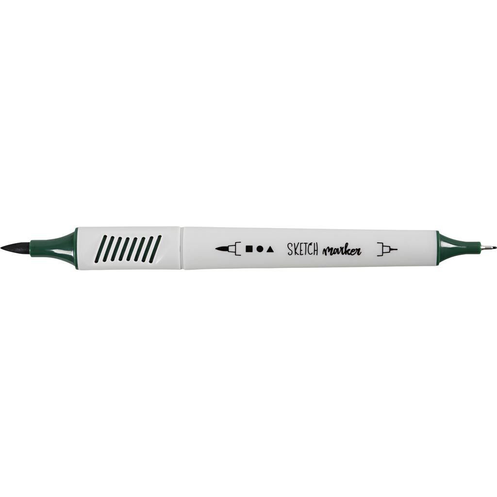 Sketch Marker, Strichst�rke 1+2-5 mm, sanfte, dezente Farben, 12 St�ck Bild 4