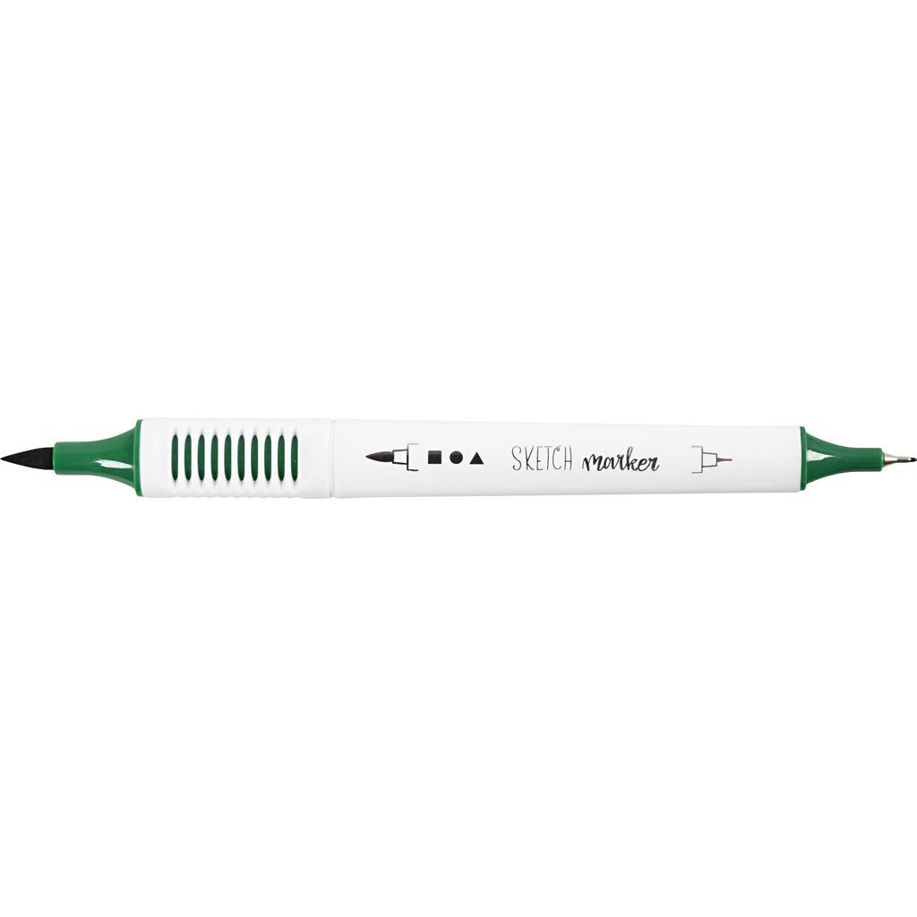 Sketch Marker, Strichst�rke 1+2-5 mm, Standard-Farben, 12 St�ck Bild 4