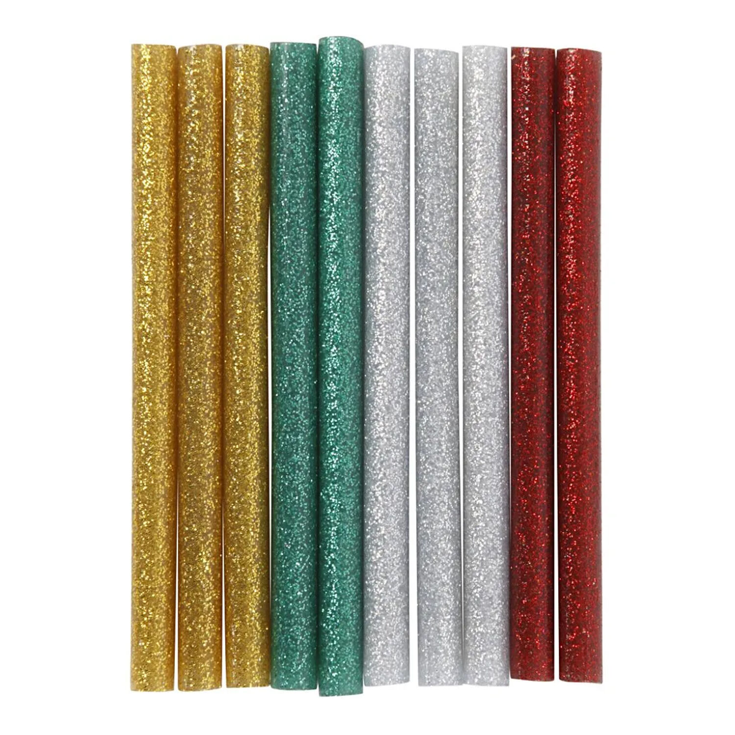 NEU Heißkleber-Sticks Glitter bunt, 7 mm, 10 Stück