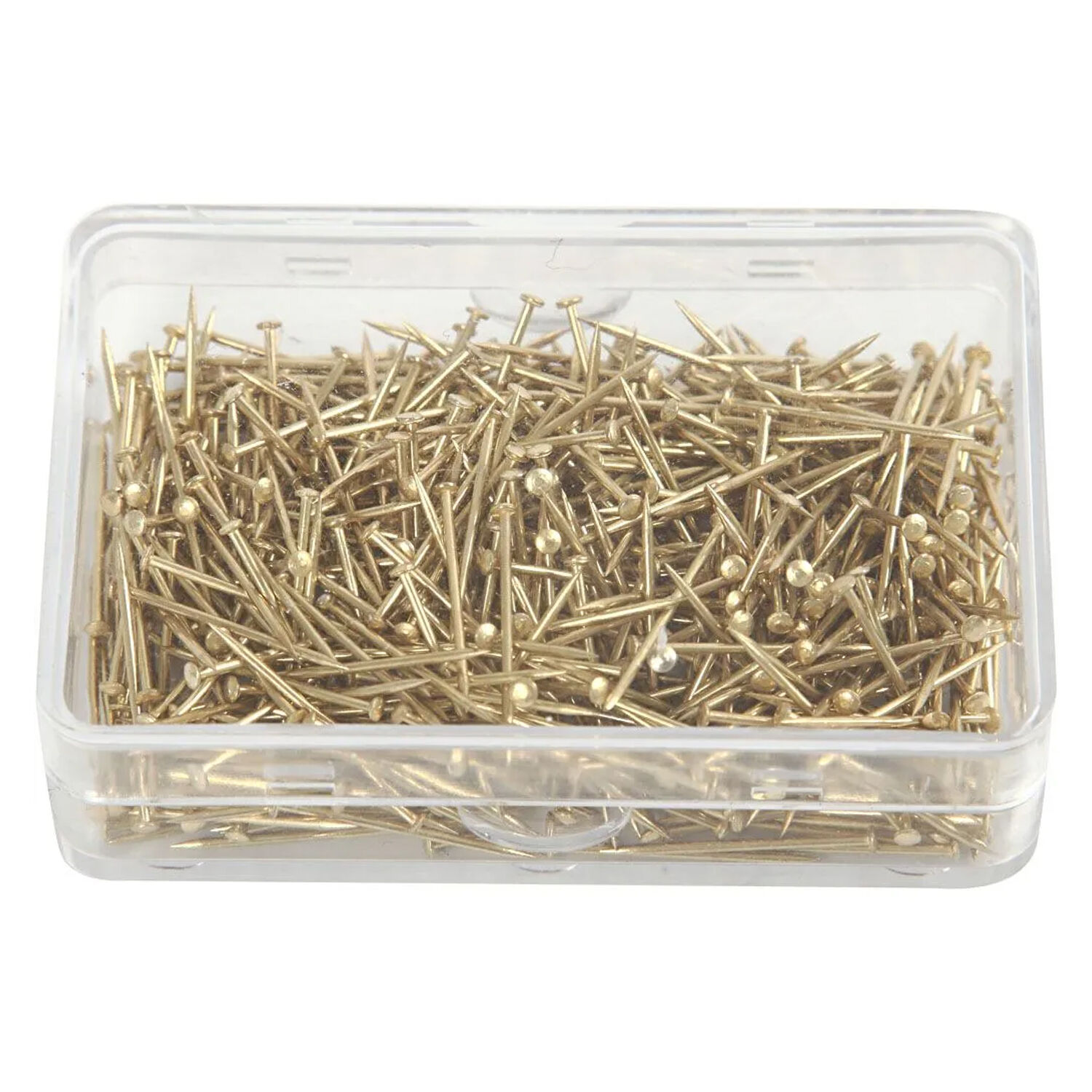 NEU Stecknadeln, Gold, L 16 mm, Dicke 0,65 mm, 25 g Bild 2