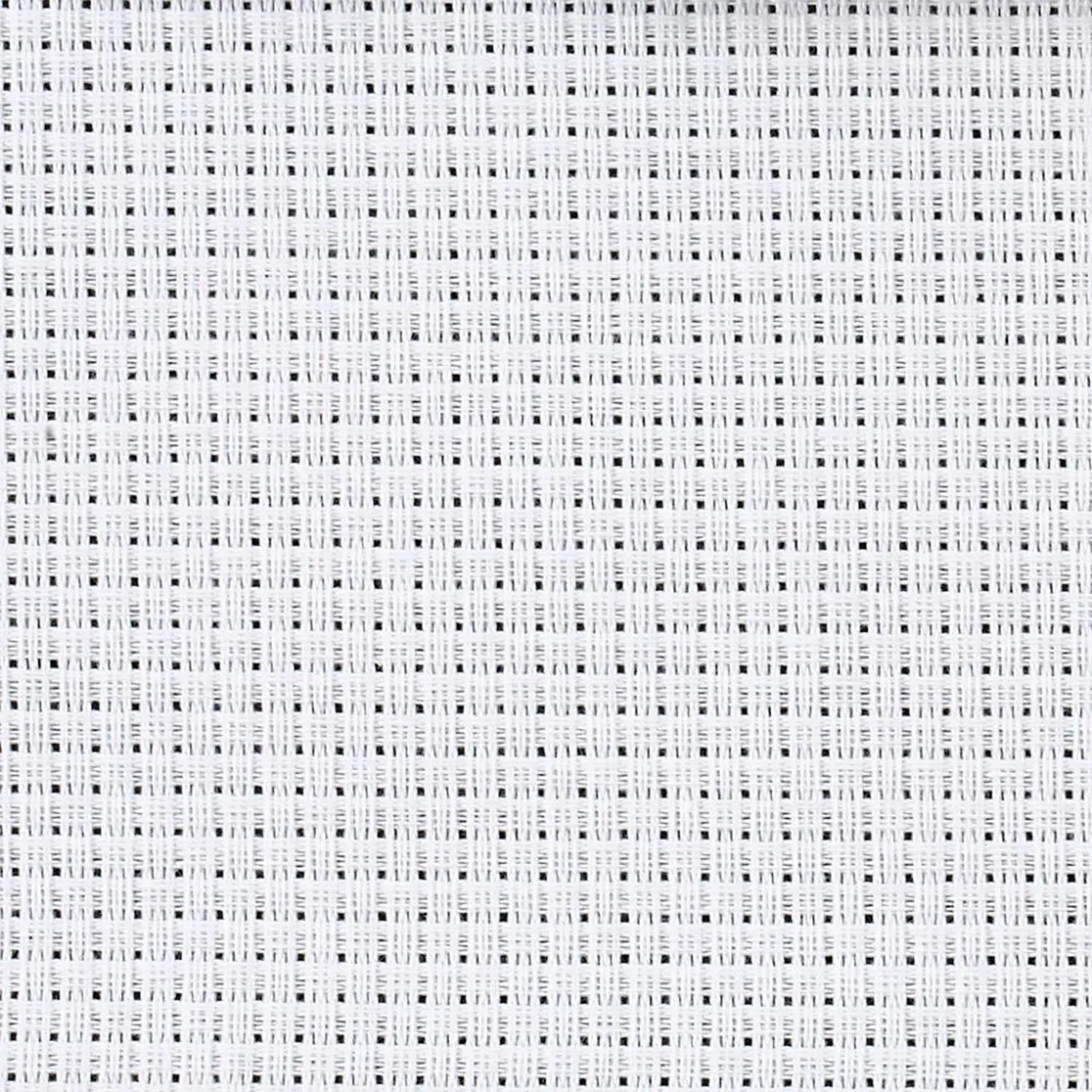 NEU Aida-Stoff, Weiß, 43 Kästchen pro 10 cm, 50x50 cm